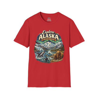 Explore Alaska Unisex Softstyle T Shirt State Pride Graphic Tee Collections FS03