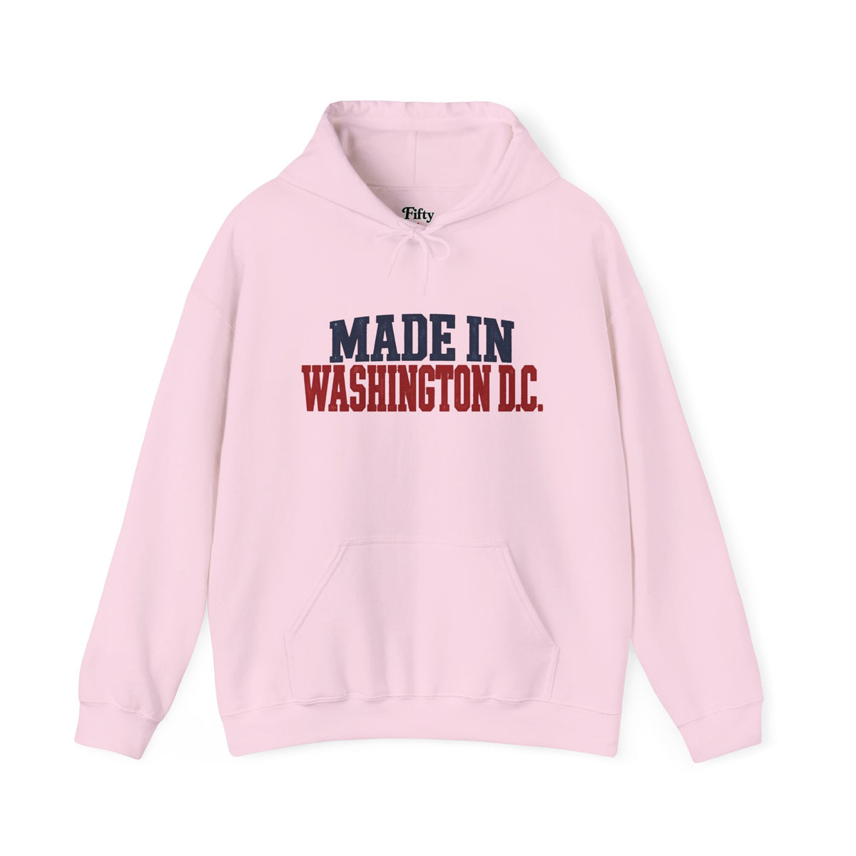 Made in Washington DC Unisex Hoodie State Name Graphic