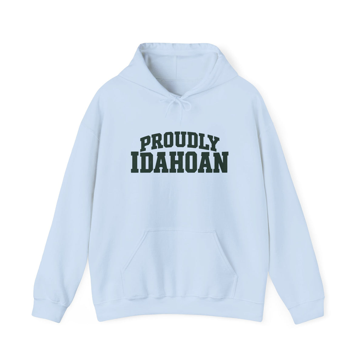 Proudly Idahoan Idaho Unisex Hoodie State Name Graphic