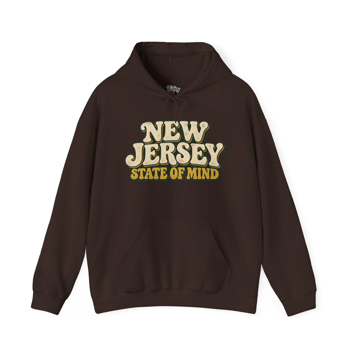 New Jersey State of Mind Unisex Hoodie State Name Graphic
