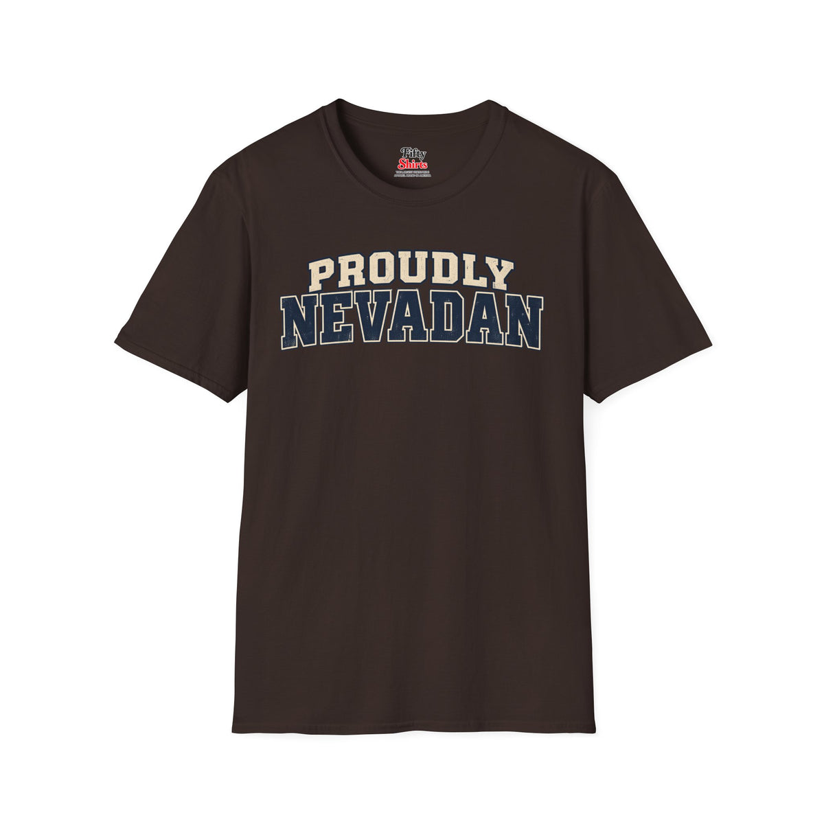 Proudly Nevadan Nevada Unisex Softstyle T Shirt State Name Graphic Tee