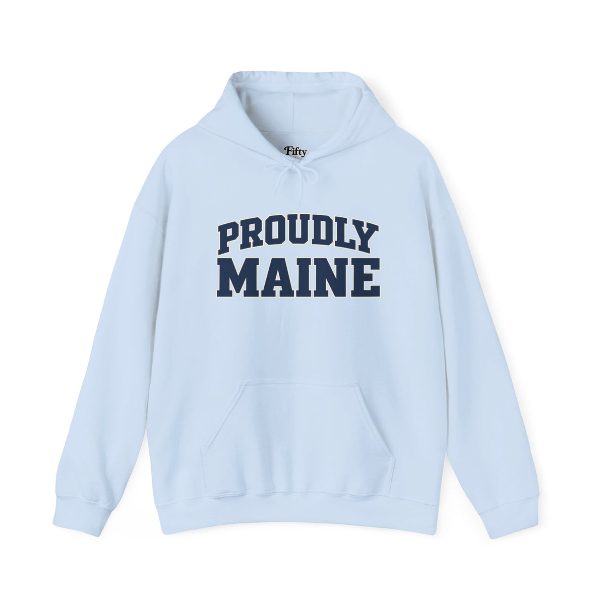 Proudly Maine Unisex Hoodie State Name Graphic