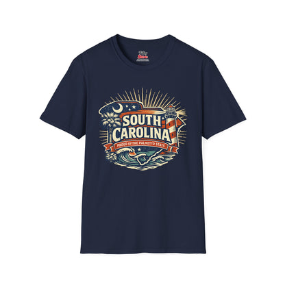 South Carolina State Pride Unisex Softstyle T Shirt State Pride Graphic Tee Collections FS03