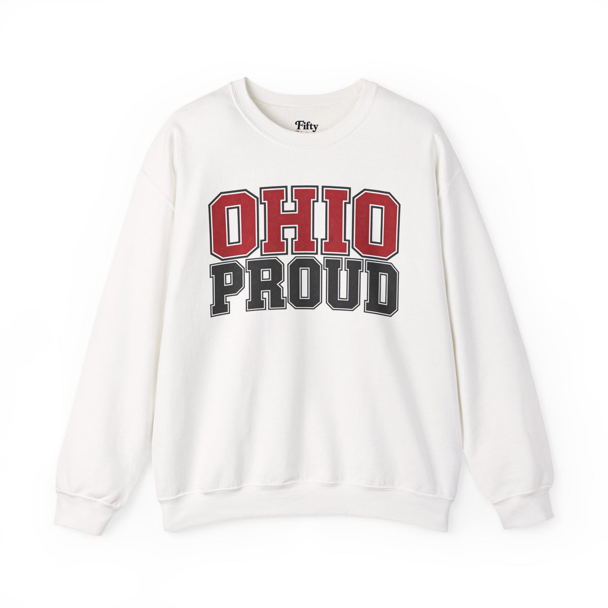 Ohio Proud Unisex Crewneck Sweatshirt State Name Graphic