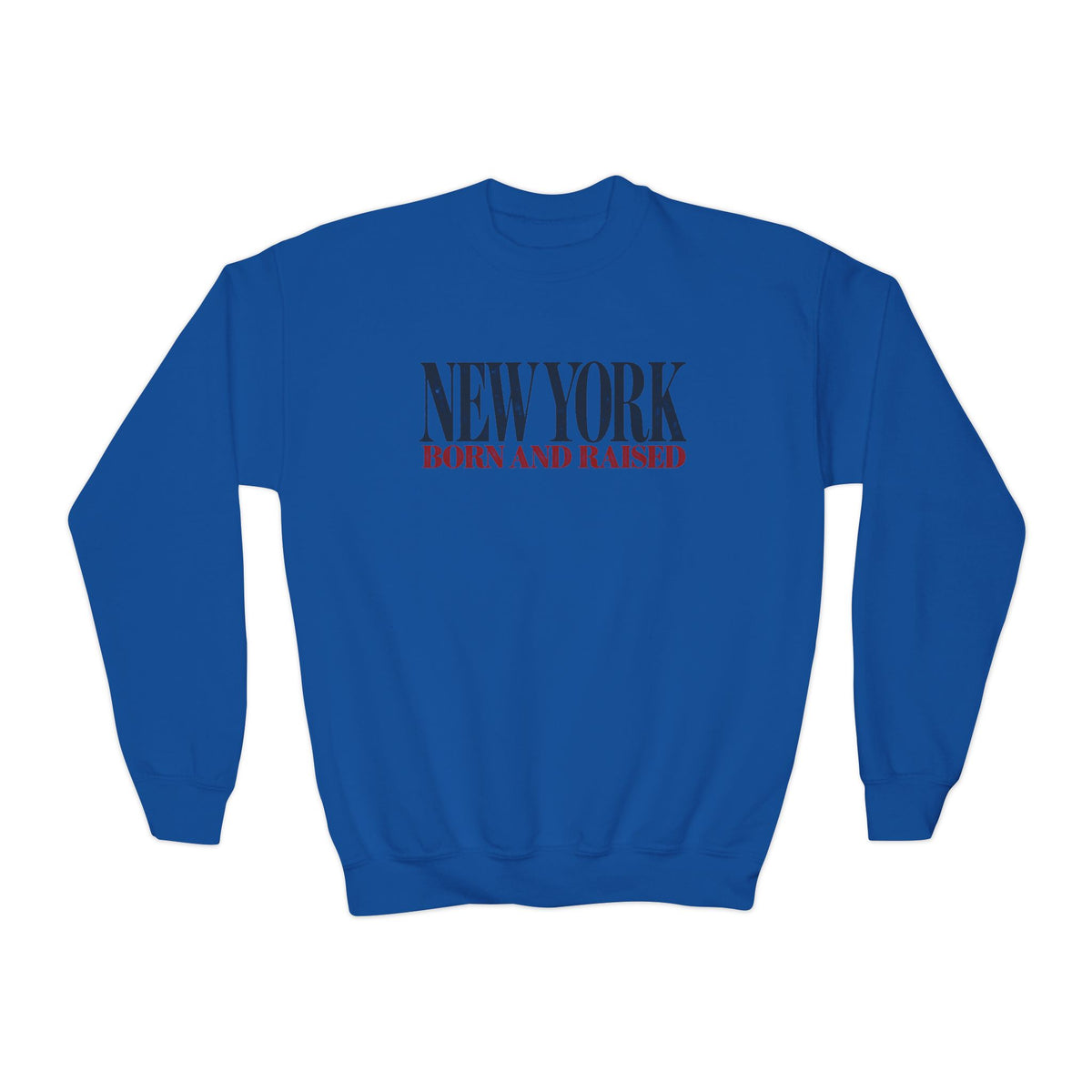 New York Born and Raised Luxury Streetwear Unisex Crewneck Sweatshirt Graphic