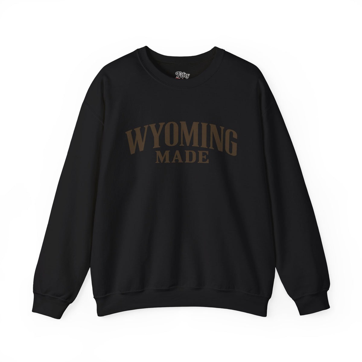 Wyoming Made Unisex Crewneck Sweatshirt State Name Graphic
