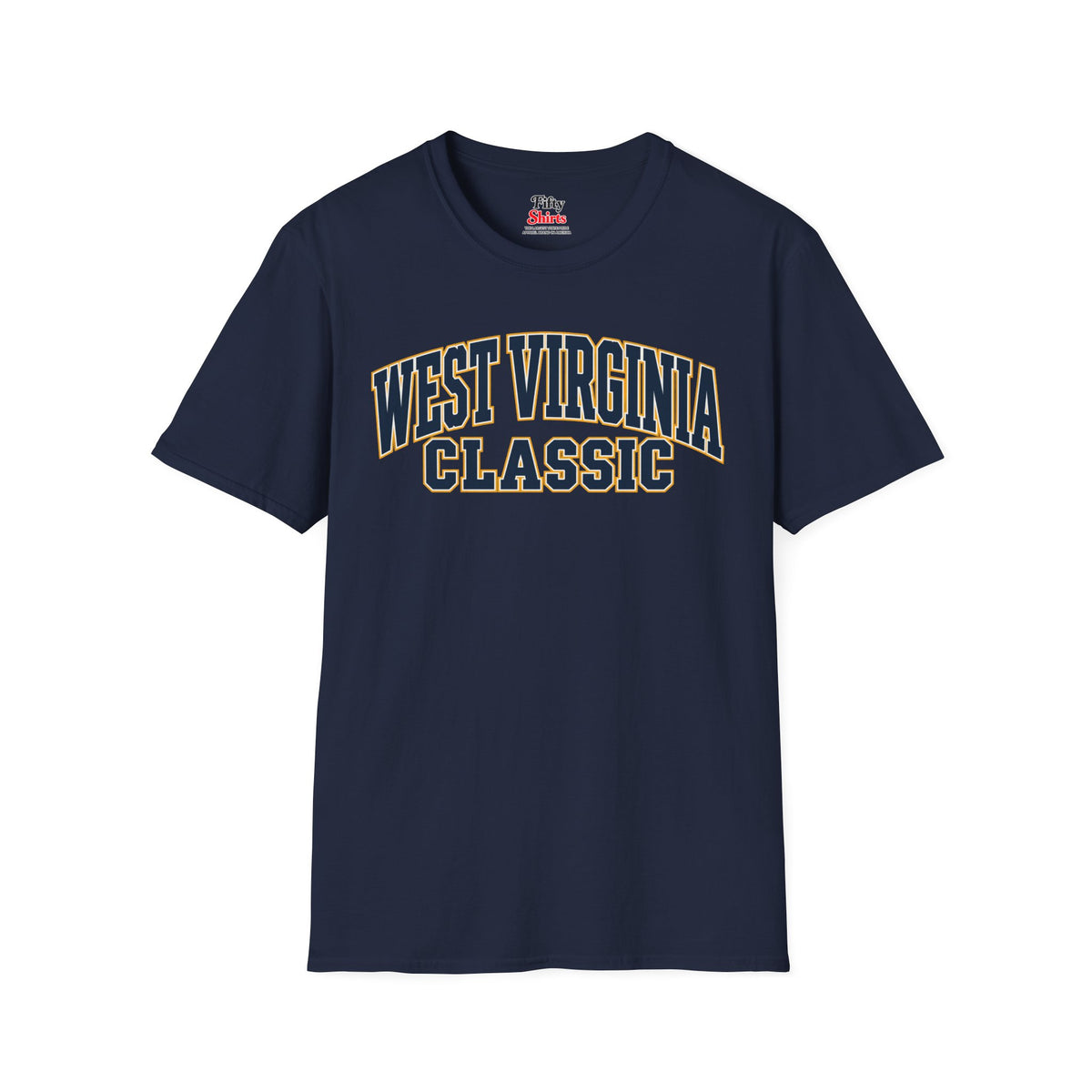 West Virginia Classic Unisex Softstyle T Shirt State Name Graphic Tee