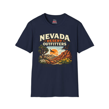 Nevada Desert Outfitters Unisex Softstyle T Shirt State Pride Graphic Tee Collections FS03