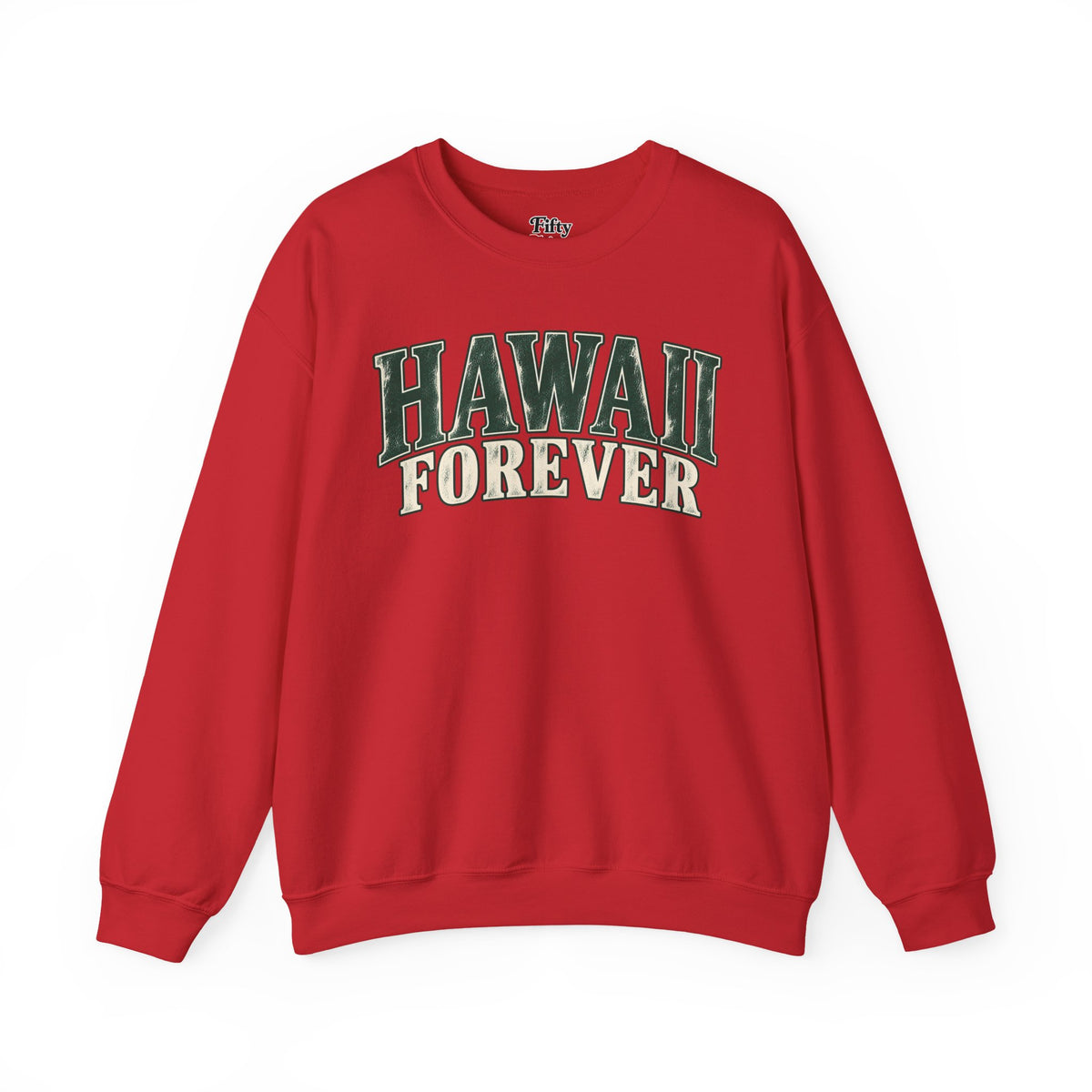 Hawaii Forever Unisex Crewneck Sweatshirt State Name Graphic