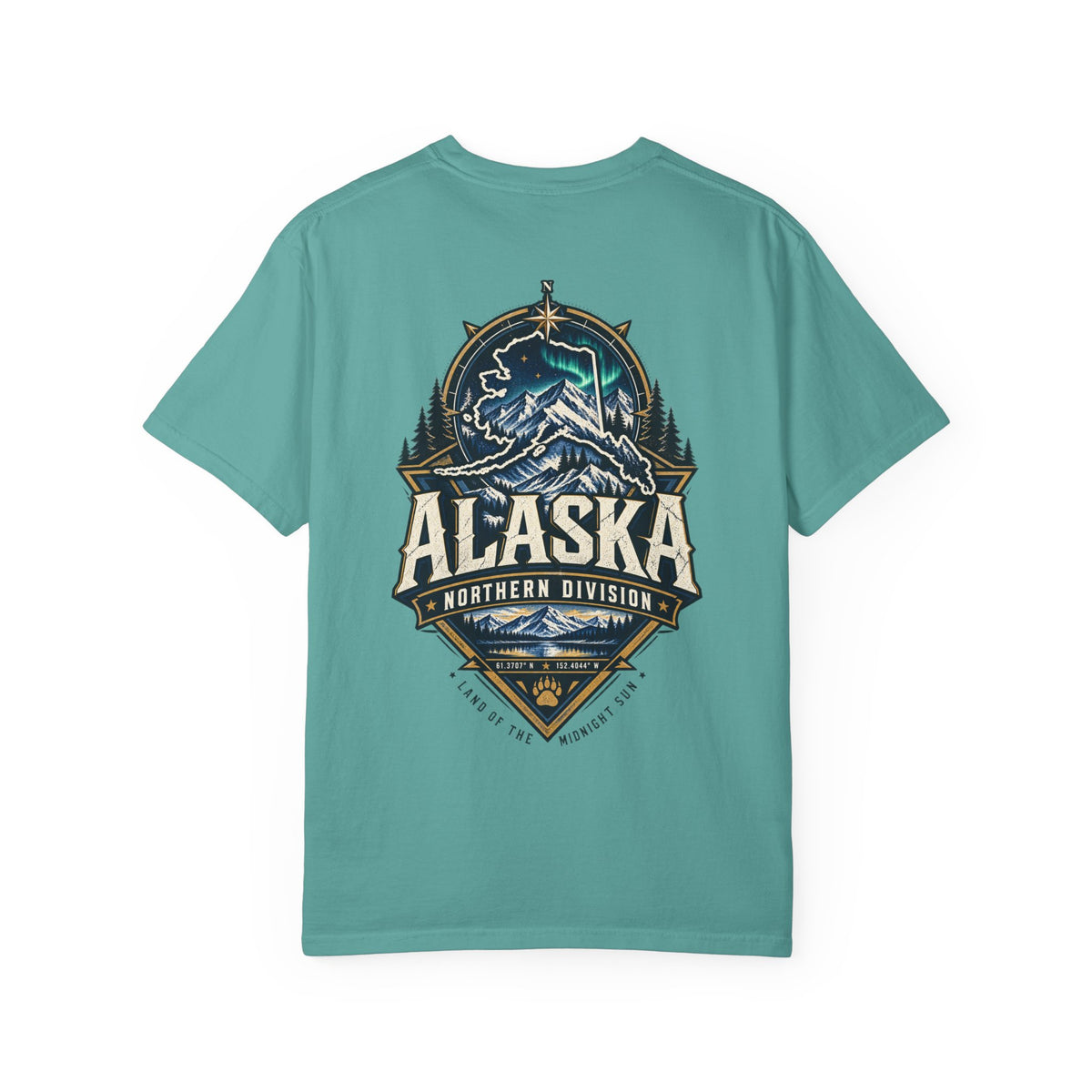 Alaska Northern Division  Unisex Comfort Color 1717 Streetwear Graphic Tee