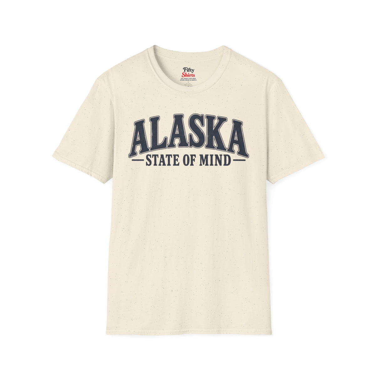 Alaska State of Mind Unisex Softstyle T Shirt State Name Graphic Tee