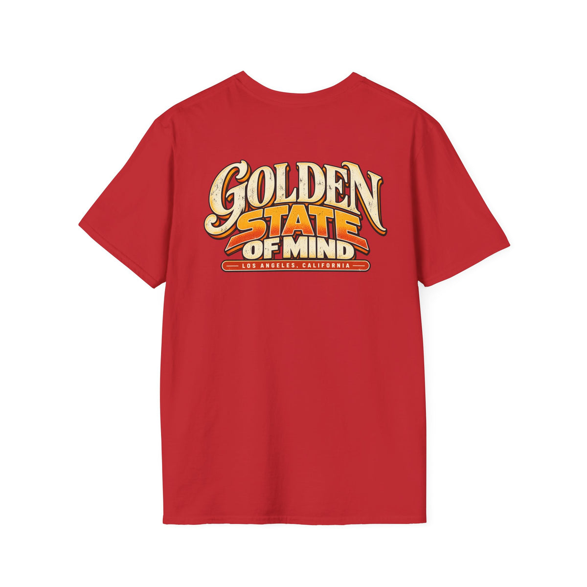 Golden State Of Mind Los Angeles Unisex Softstyle Graphic Tee
