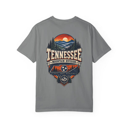Tennessee Mountain Division Unisex Comfort Color 1717 Streetwear Graphic Tee