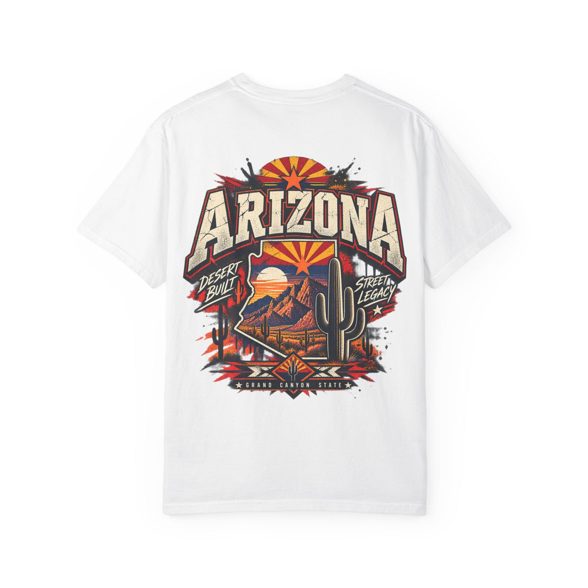 Arizona Street Legacy  Unisex Comfort Color 1717 Streetwear Graphic Tee