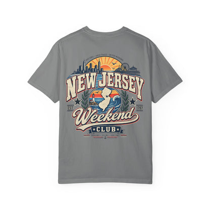 New Jersey Weekend Club Unisex Comfort Color 1717 Streetwear Graphic Tee