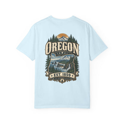 Oregon Established 1859 Unisex Comfort Color 1717 Streetwear Graphic Tee