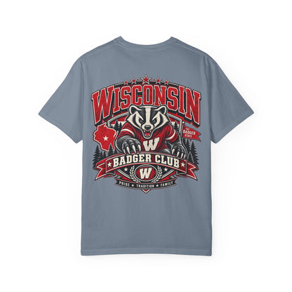 Wisconsin Badger Club Unisex Comfort Color 1717 Streetwear Graphic Tee