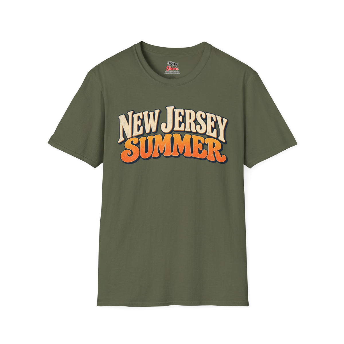 New Jersey Summer Unisex Softstyle T Shirt State Name Graphic Tee