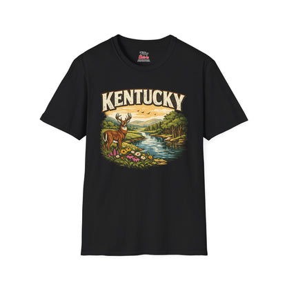Kentucky Wildlife Unisex Softstyle T Shirt State Pride Graphic Tee Collections FS03