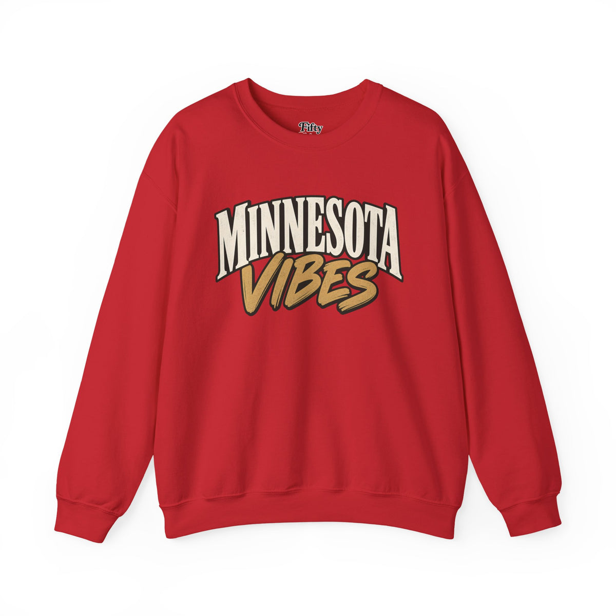 Minnesota Vibes Unisex Crewneck Sweatshirt State Name Graphic