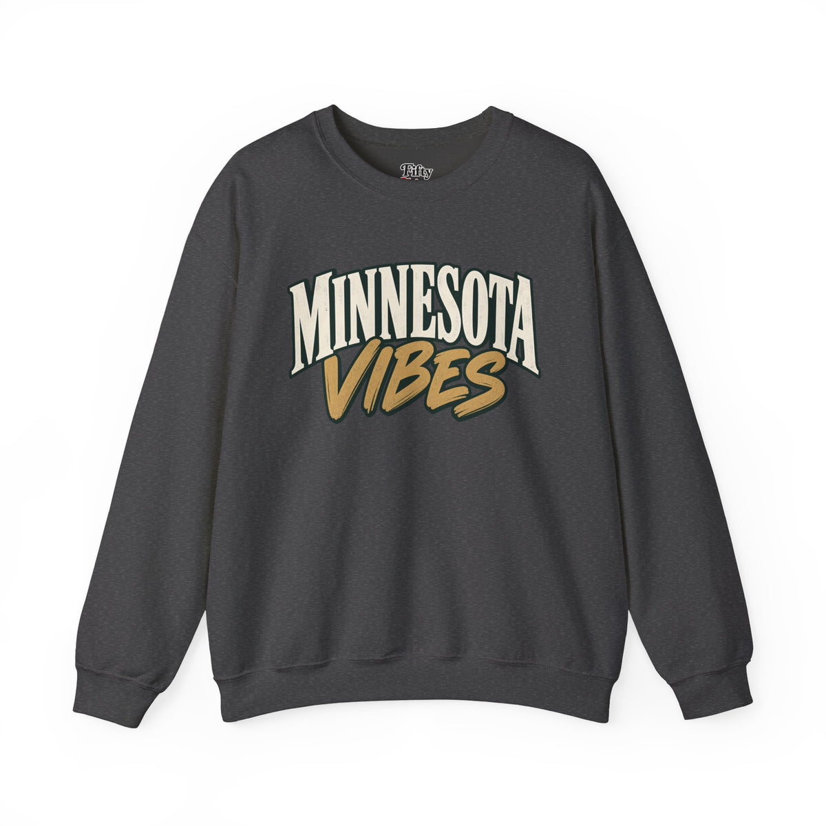 Minnesota Vibes Unisex Crewneck Sweatshirt State Name Graphic