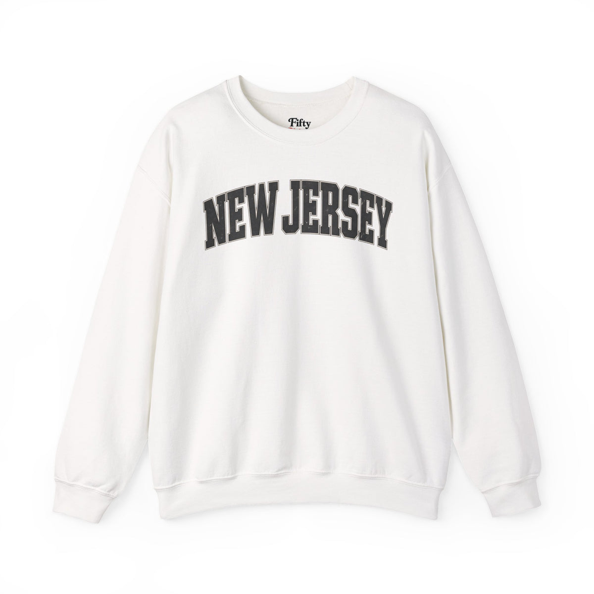 New Jersey Unisex Crewneck Sweatshirt State Name Graphic