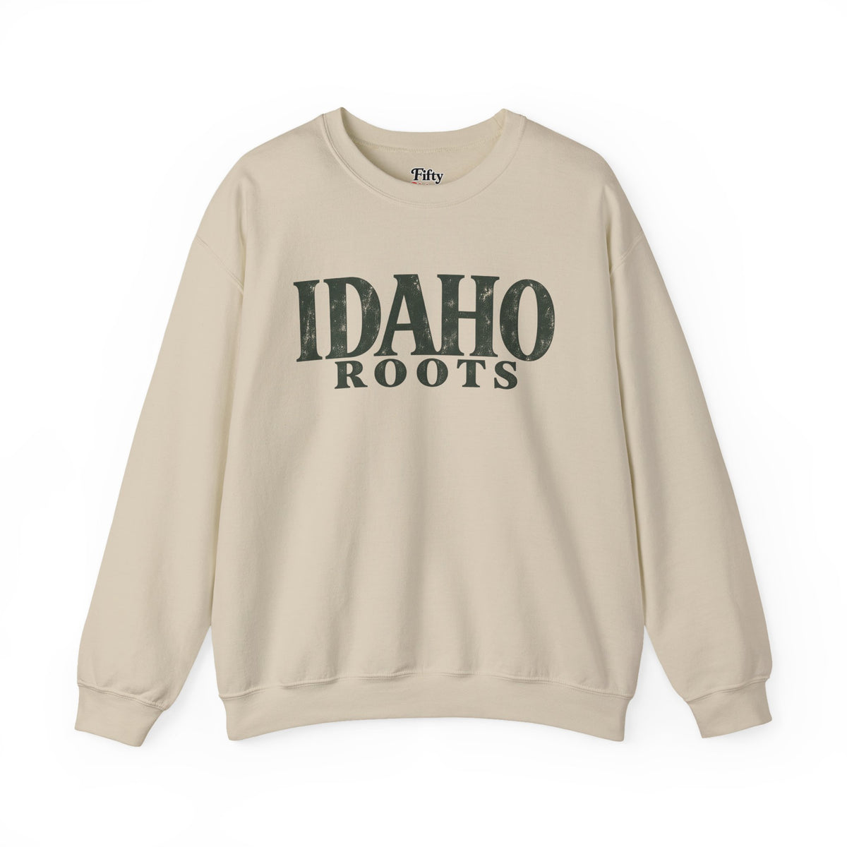 Idaho Roots Unisex Crewneck Sweatshirt State Name Graphic