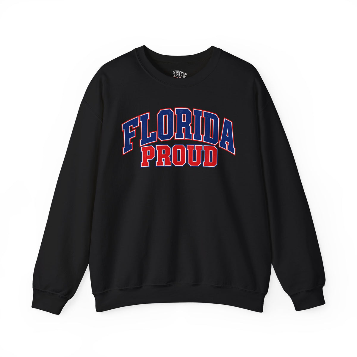 Florida Proud Unisex Crewneck Sweatshirt State Name Graphic