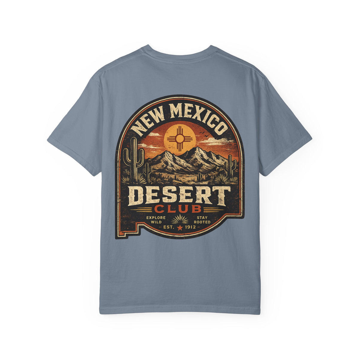 New Mexico Desert Club Unisex Comfort Color 1717 Streetwear Graphic Tee