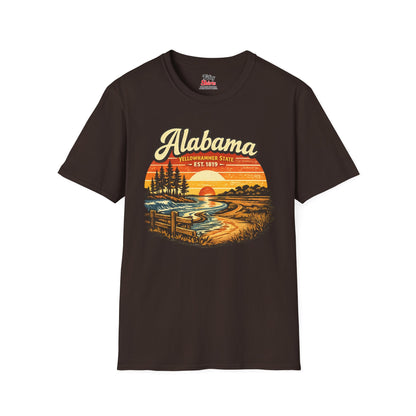 Alabama Southern Sunset Unisex Softstyle T Shirt State Pride Graphic Tee Collections FS03