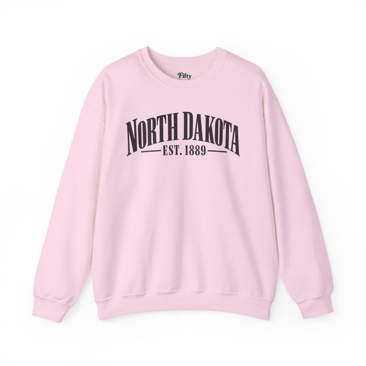 North Dakota Est. 1889 Unisex Crewneck Sweatshirt State Name Graphic