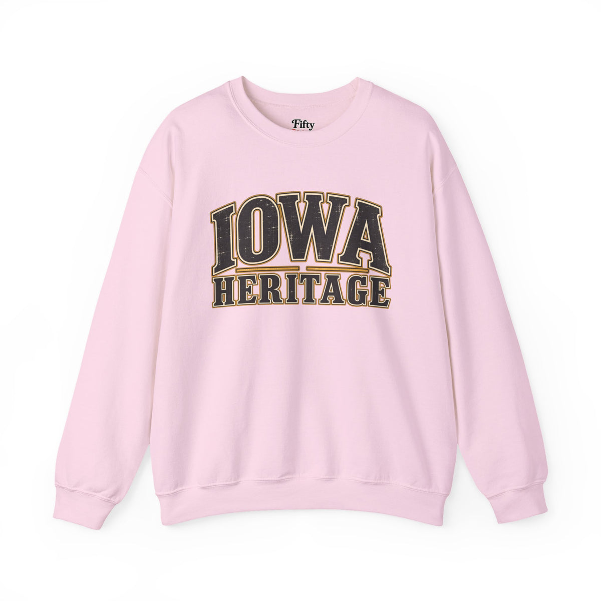 Iowa Heritage Unisex Crewneck Sweatshirt State Name Graphic