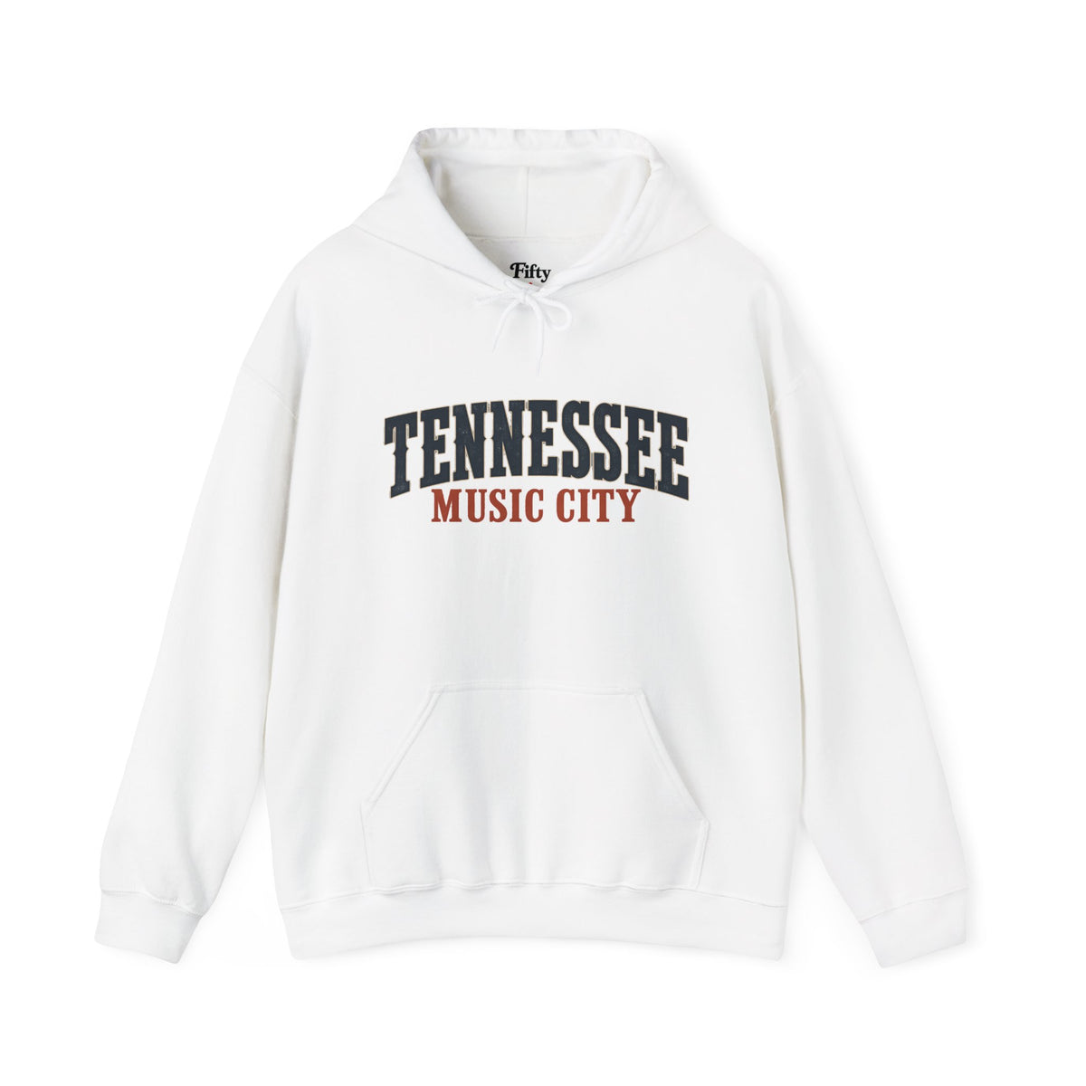 Tennessee Music City Unisex Hoodie State Name Graphic