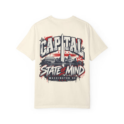 Washington DC Capital State of Mind Unisex Comfort Color 1717 Streetwear Graphic Tee
