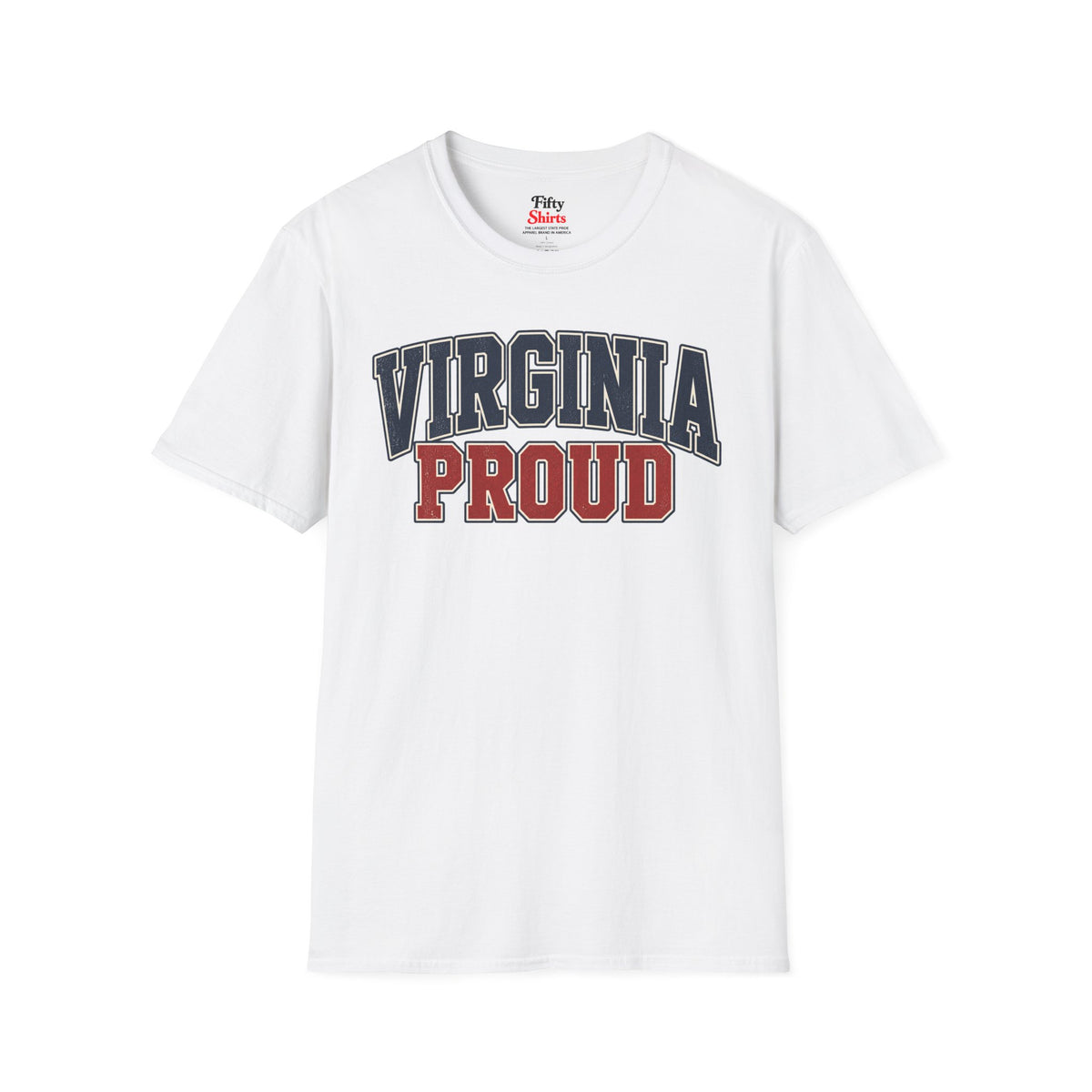 Virginia Proud Unisex Softstyle T Shirt State Name Graphic Tee