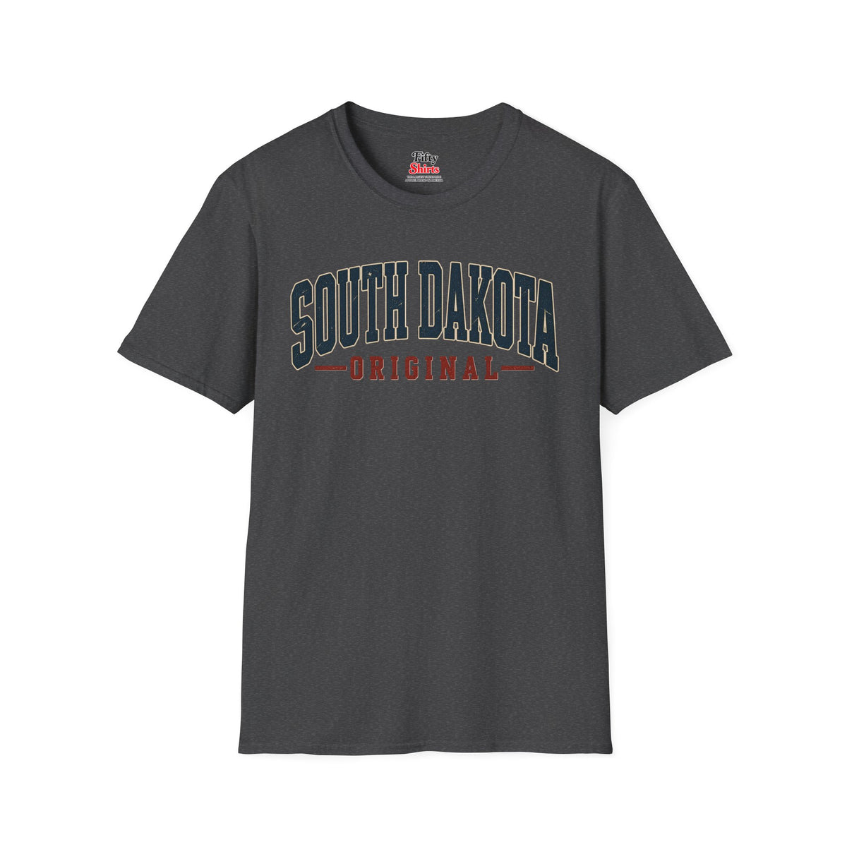 South Dakota Original Unisex Softstyle T Shirt State Name Graphic Tee