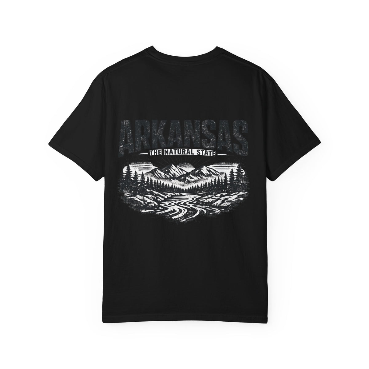 Arkansas Natural State Streetwear Unisex Comfort Color 1717 Streetwear Graphic Tee