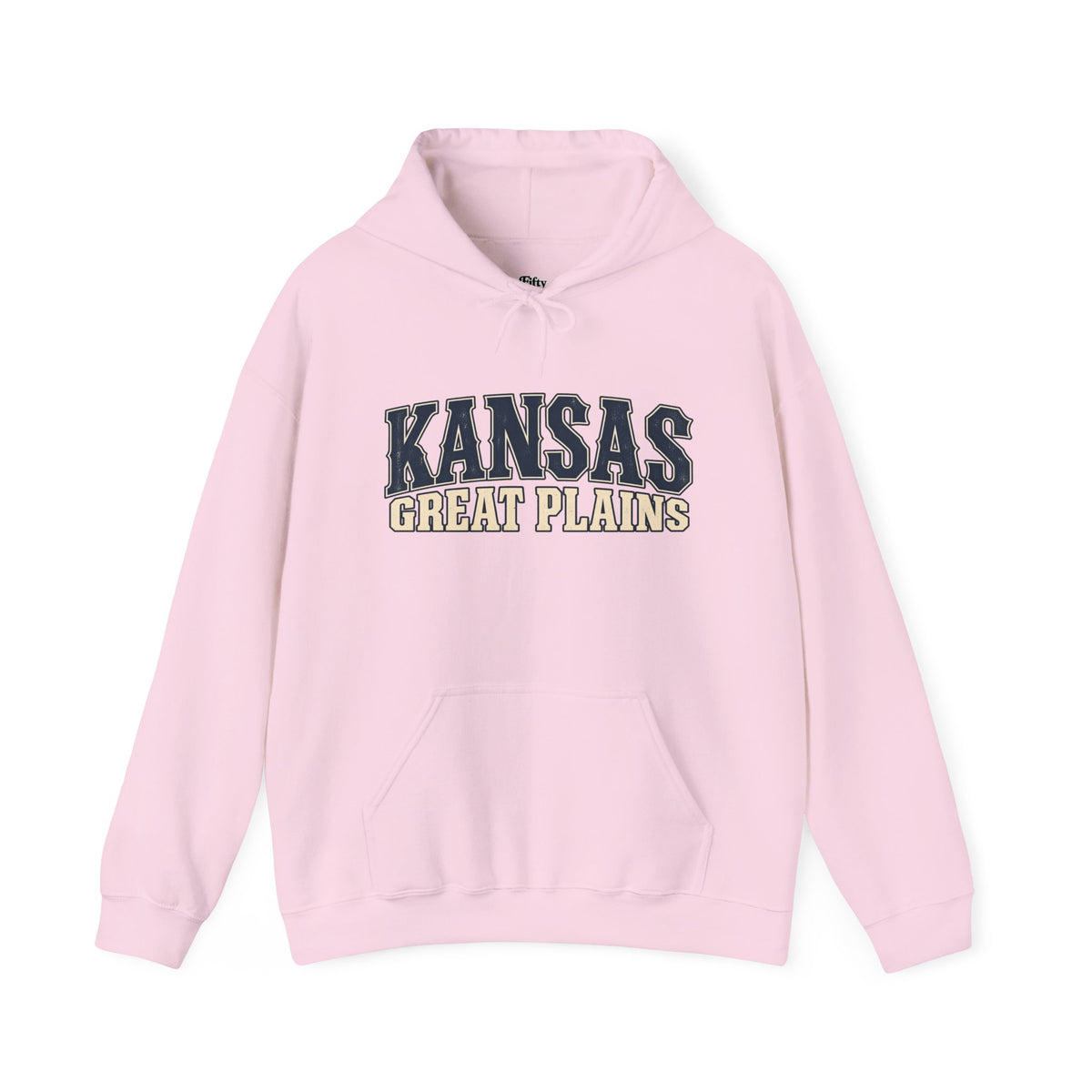 Kansas Great Plains Unisex Hoodie State Name Graphic