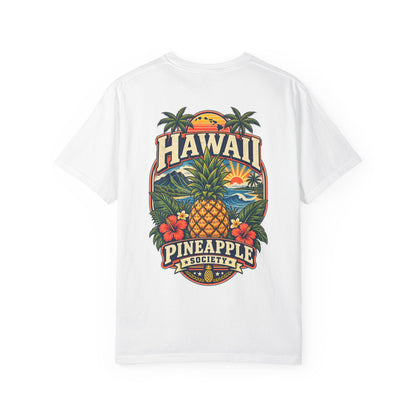 Hawaii Pineapple Society Unisex Comfort Color 1717 Streetwear Graphic Tee