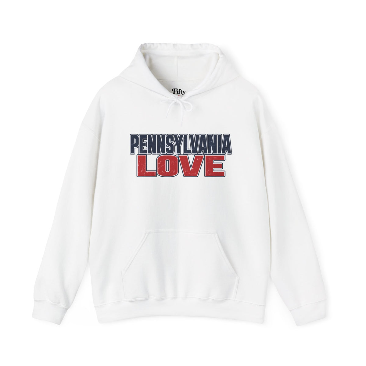 Pennsylvania Love Unisex Hoodie State Name Graphic
