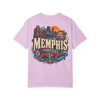 Memphis Tennessee Unisex Comfort Color 1717 Streetwear Graphic Tee