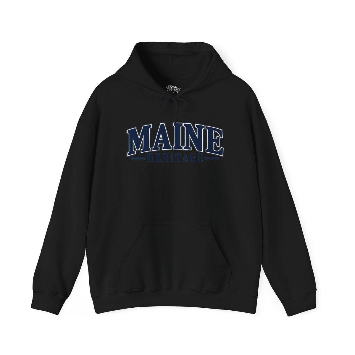 Maine Heritage Unisex Hoodie State Name Graphic