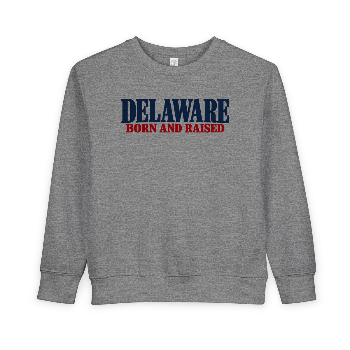 Delaware Born and Raised Premium Heritage Unisex Toddler Sweatshirt