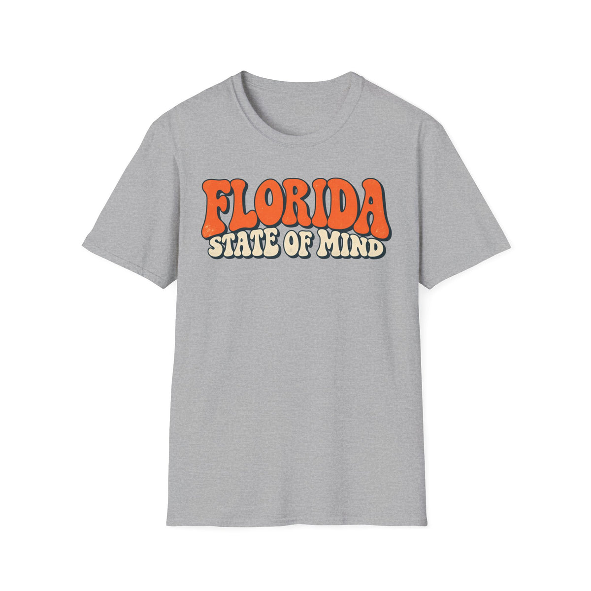 Florida State of Mind Unisex Softstyle T Shirt State Name Graphic Tee