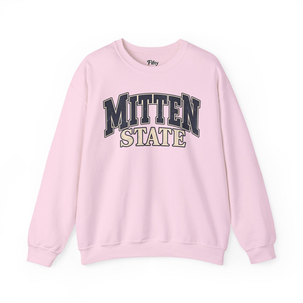 Michigan Mitten State Unisex Crewneck Sweatshirt State Name Graphic