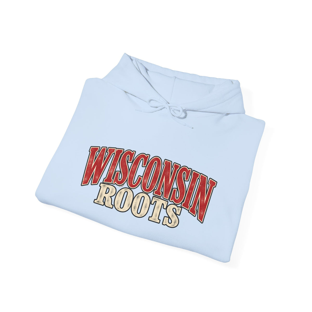 Wisconsin Roots Unisex Hoodie State Name Graphic