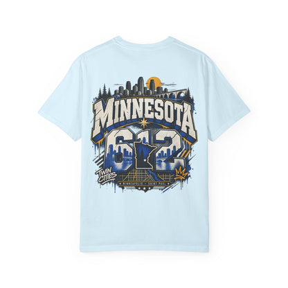 Minnesota 612 Unisex Comfort Color 1717 Streetwear Graphic Tee