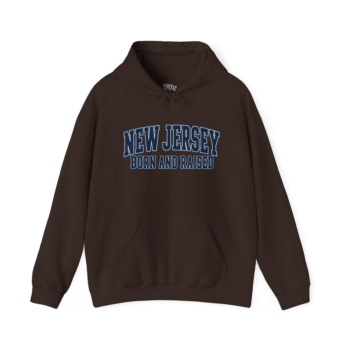 New Jersey Born and Raised Premium Collegiate Unisex Hoodie Graphic