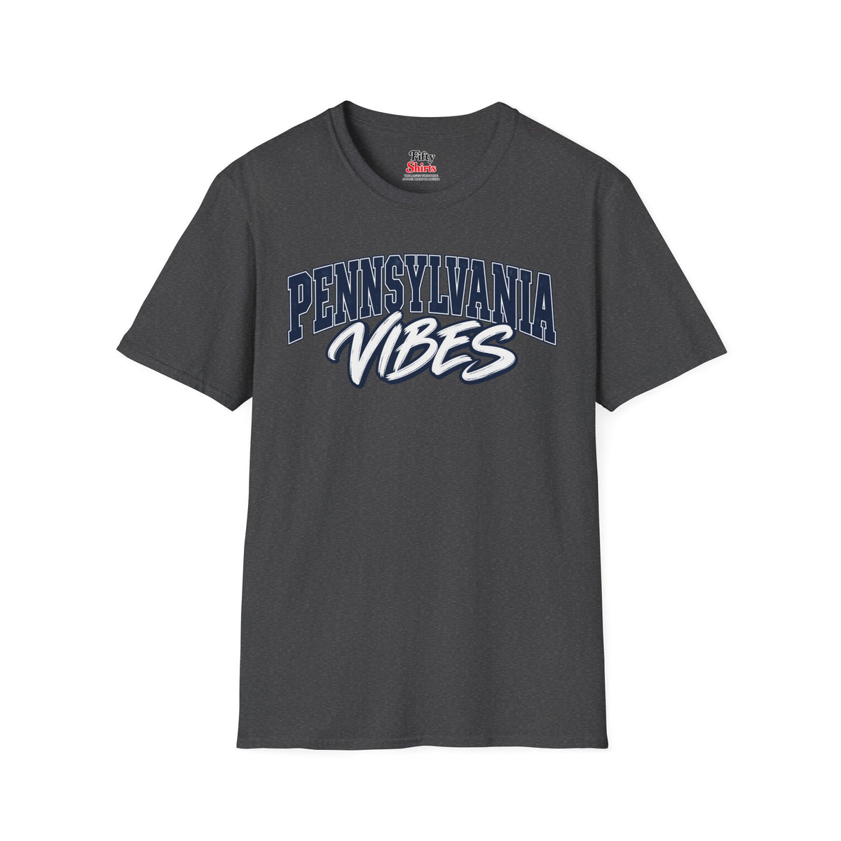 Pennsylvania Vibes Unisex Softstyle T Shirt State Name Graphic Tee