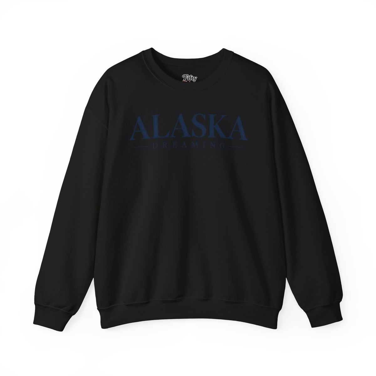Alaska Dreaming Unisex Crewneck Sweatshirt State Name Graphic